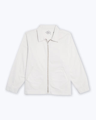 Twill Zip Jacket / Cream