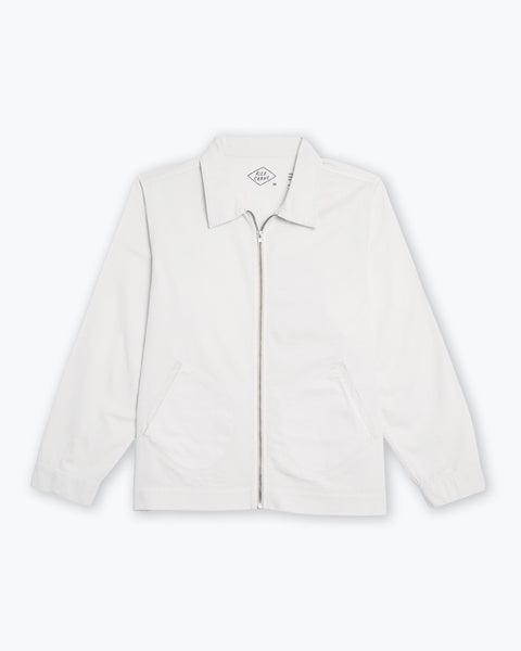 Twill Zip Jacket / Cream – Alex Crane