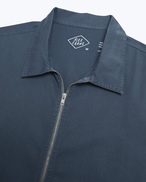 Twill Zip Jacket / Lake