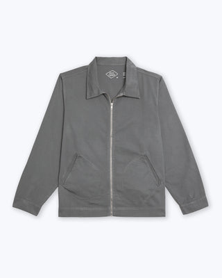 Twill Zip Jacket / Slate