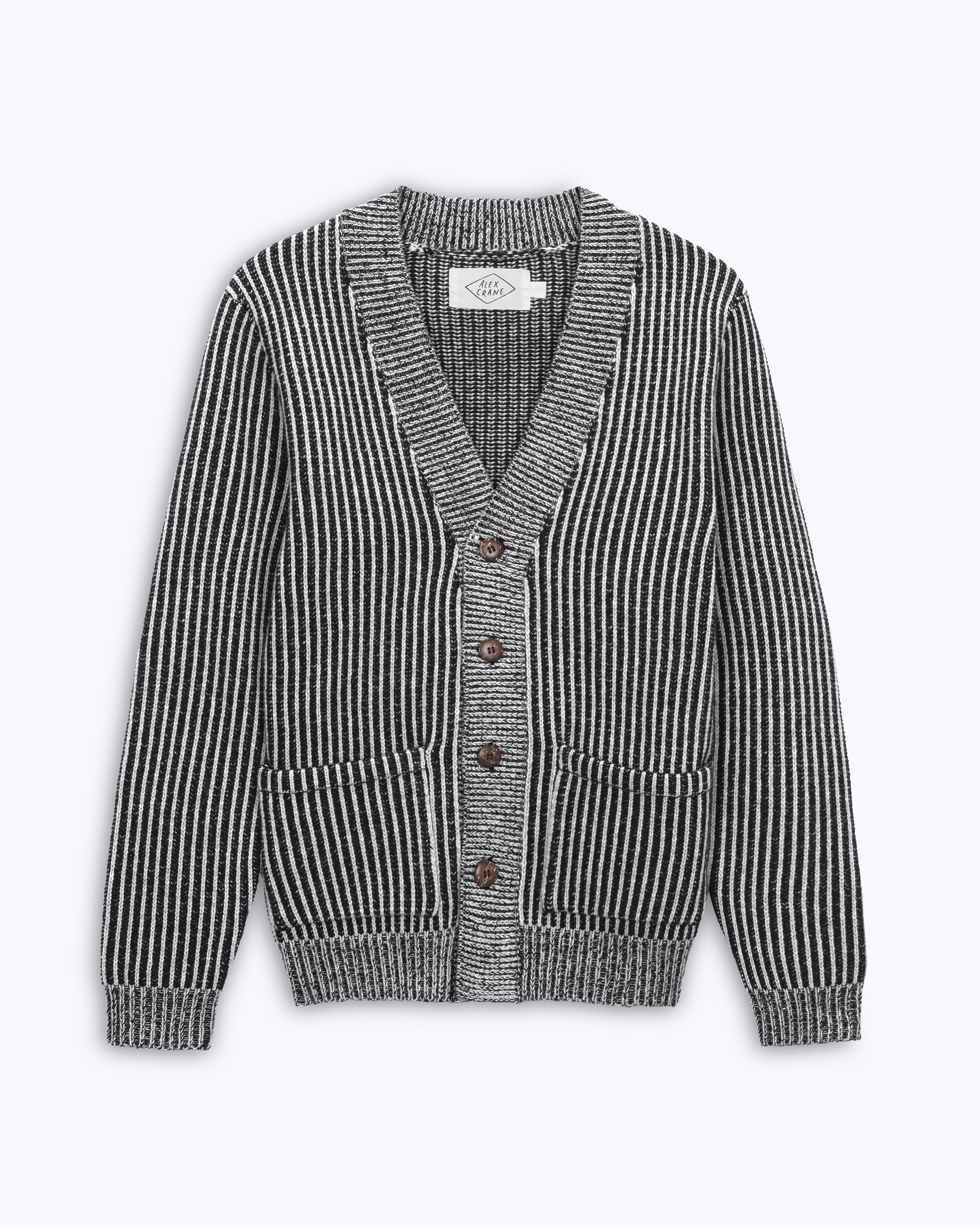 カーディガン Crane Pattern Jacquard Knitted Cardigan Mame Kurogouchi(マメ)の通販 - Seltie セルティ