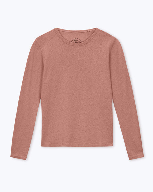 Women's Long Sleeve Sun Tee / Rose