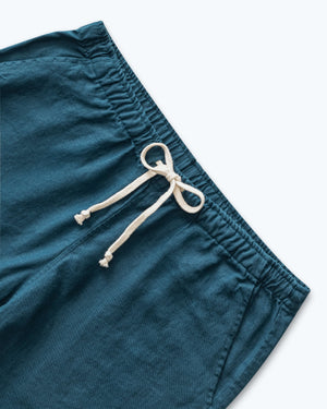 Bo Linen Drawstring - Sustainable French Linen / Dusk Blue