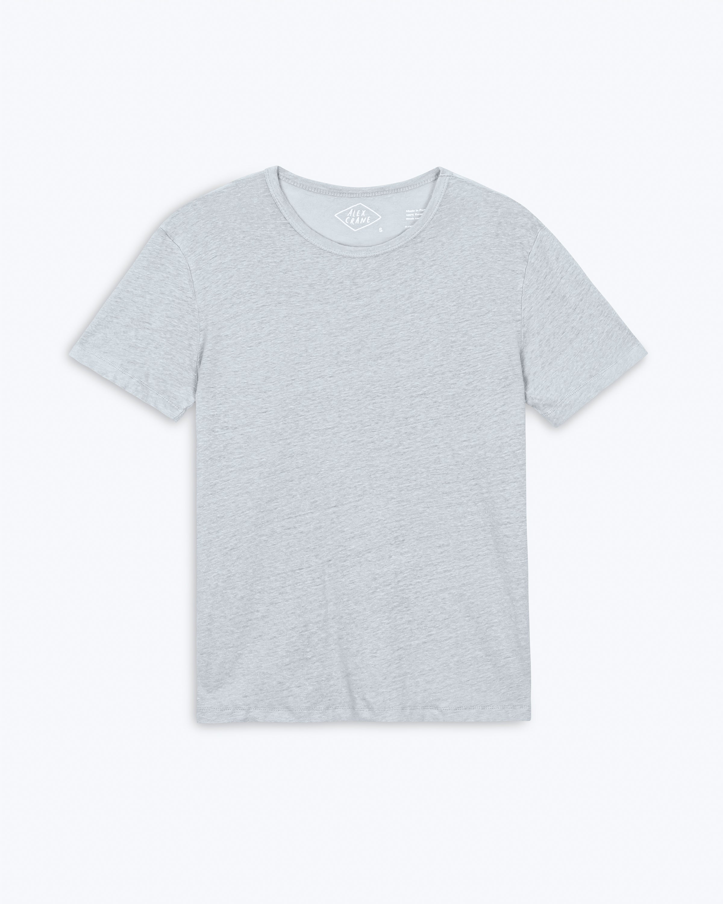 Sun Knit Linen T-Shirt - Sustainable French Linen / Faded Silver Steel
