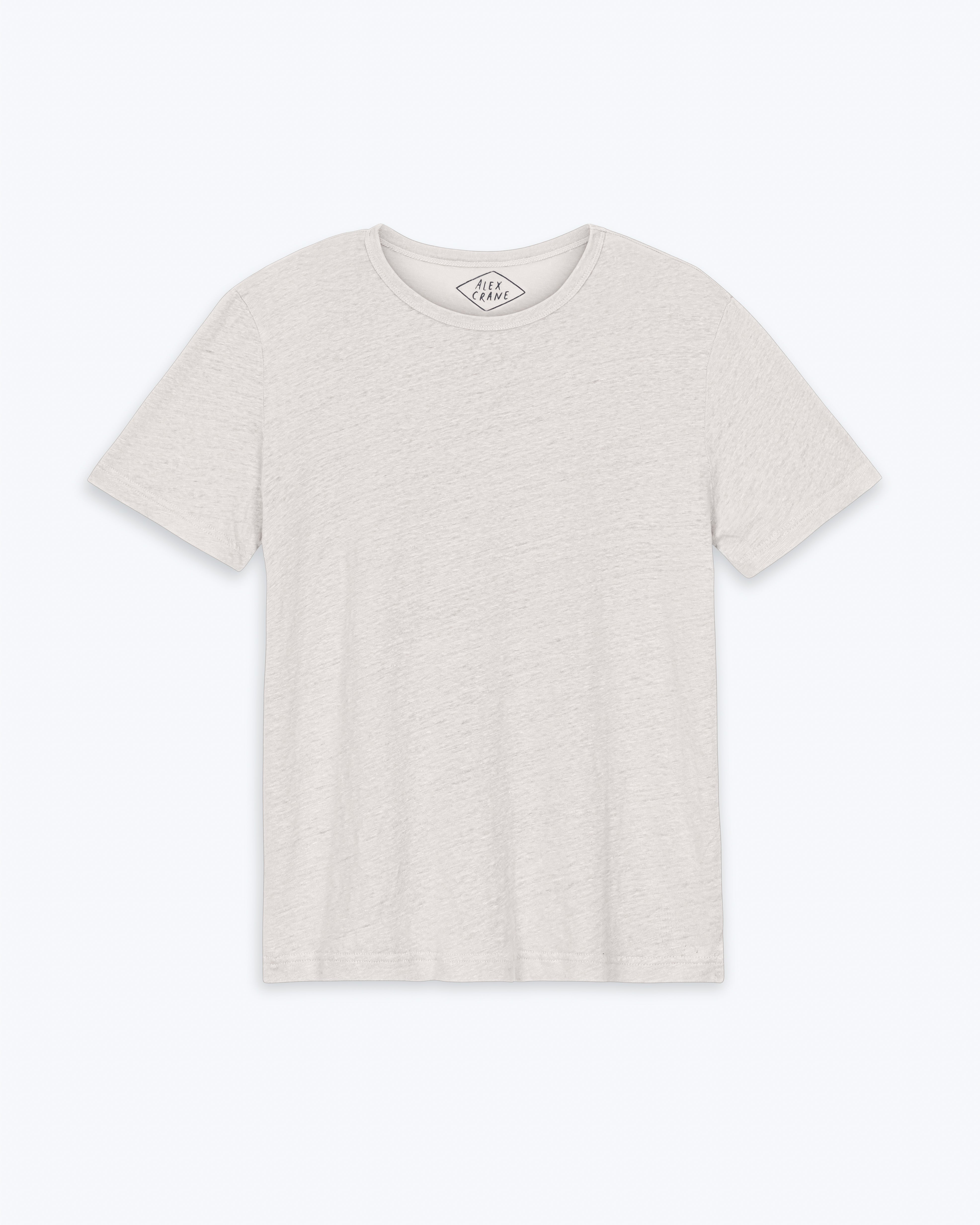 Sun Knit Linen T-Shirt - Sustainable French Linen / Natural Bone