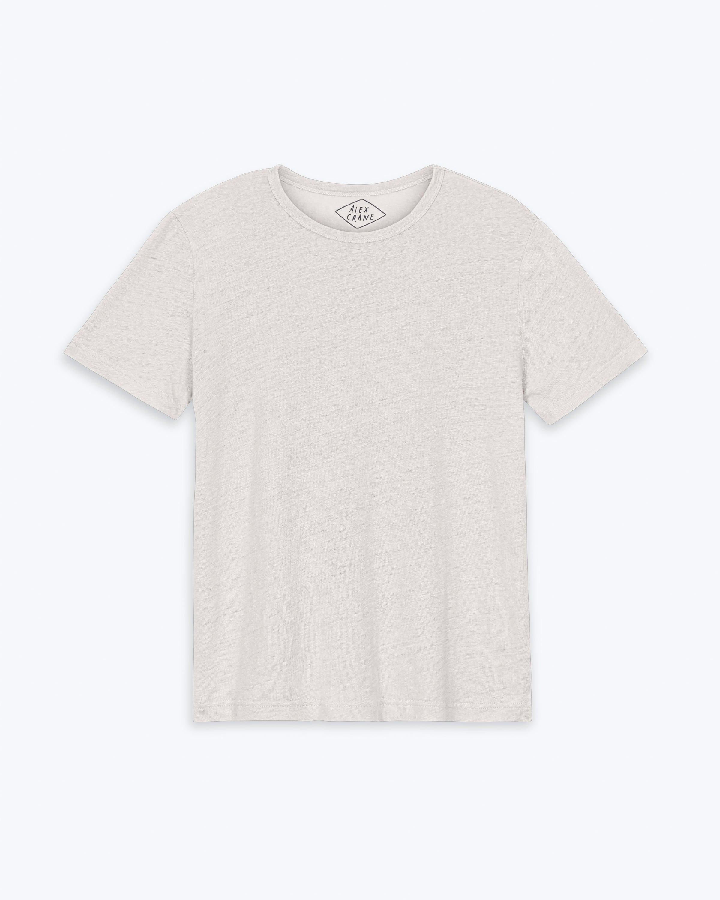 Sun Knit Linen T-Shirt - Sustainable French Linen / Natural Bone