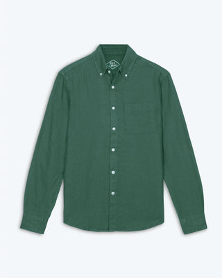 Men's Linen Playa Shirt XS in Green by Alex Crane | Men's Apparel Men's Linen Playa Shirt XS in Green by Alex Crane | Men's Apparel