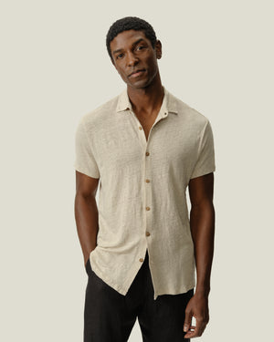 Knit Ola Shirt / Bone