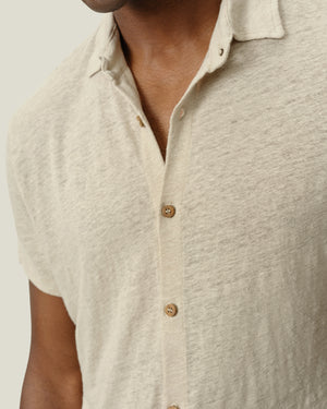 Knit Ola Shirt / Bone