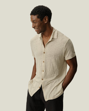 Knit Ola Shirt / Bone