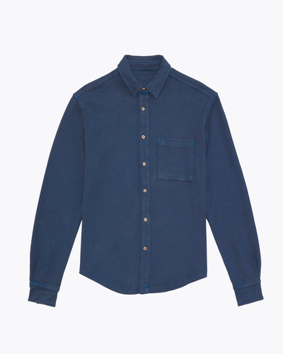 Caza Knit Shirt / Indigo