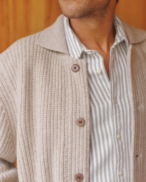 Knit Kite Jacket / Bone