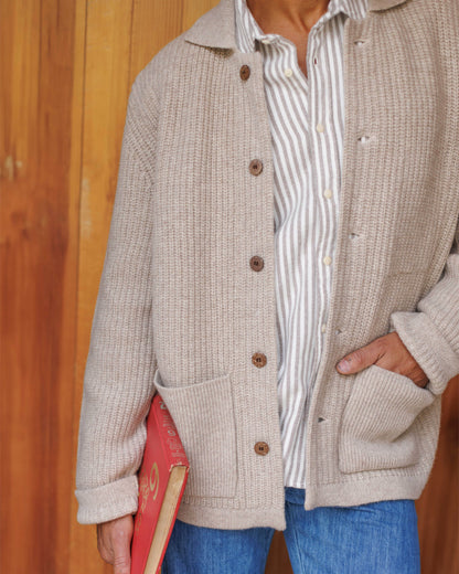 Knit Kite Jacket / Bone