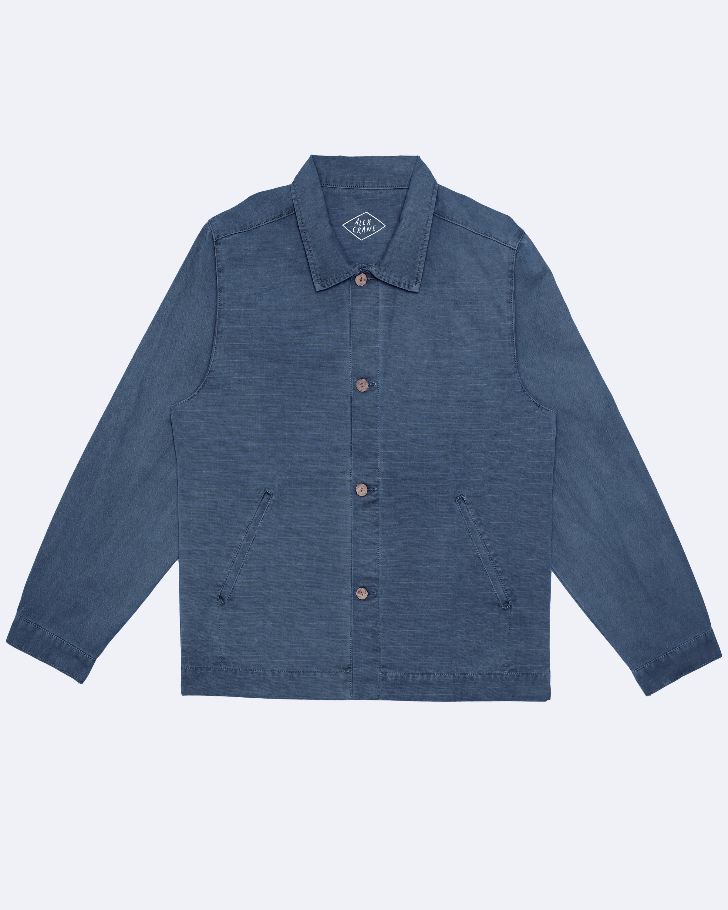 Pac Organic Cotton Ripstop Chore Jacket / Deep Blue Indigo