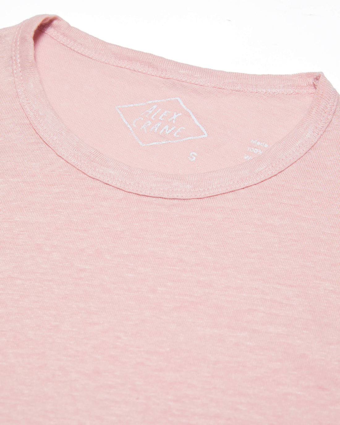 Sun Knit Linen T-Shirt - Sustainable French Linen / Faded Pink Watermelon