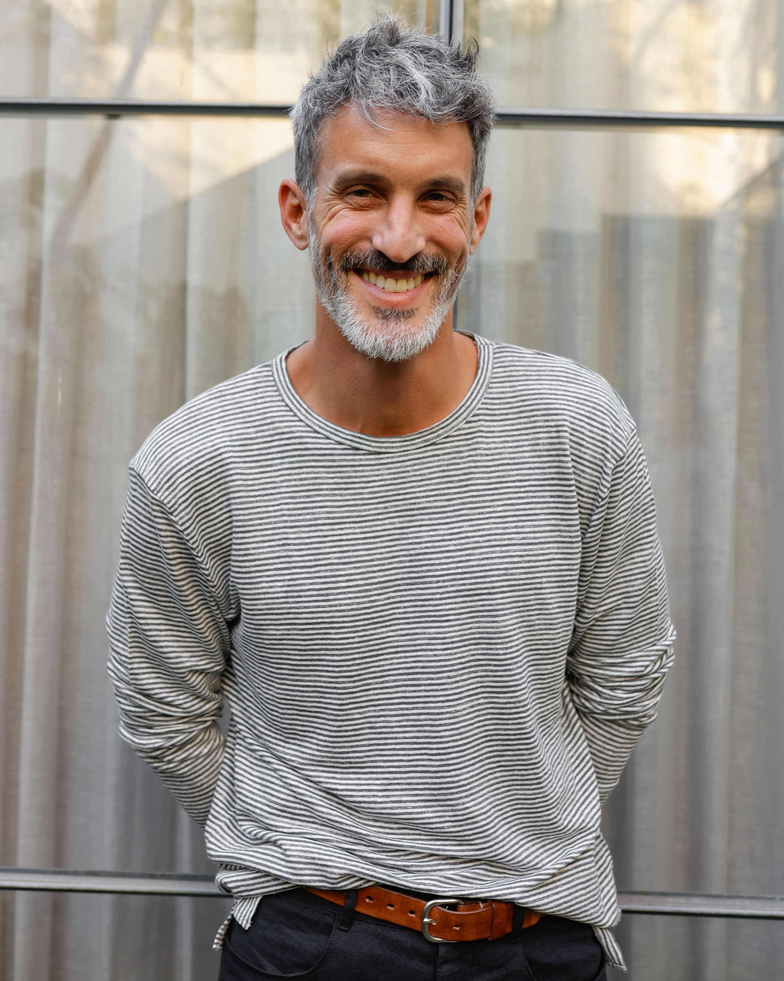Sun Knit Linen Long Sleeve T-Shirt - Sustainable French Linen